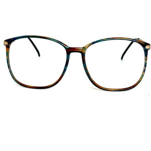 ALWAYS‎ LITE EYEGLASSES FRANCE FRAME AL 49 BLUE TORTOISE GOLD 57/16/135 H15339